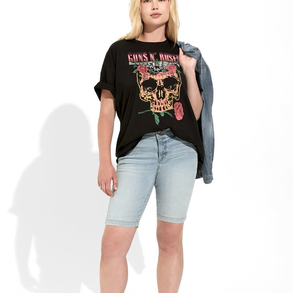(A11) Guns N Roses 1991 US Tour Short Sleeve Tee -‎ Black, Size 3X, NWOT, Unisex